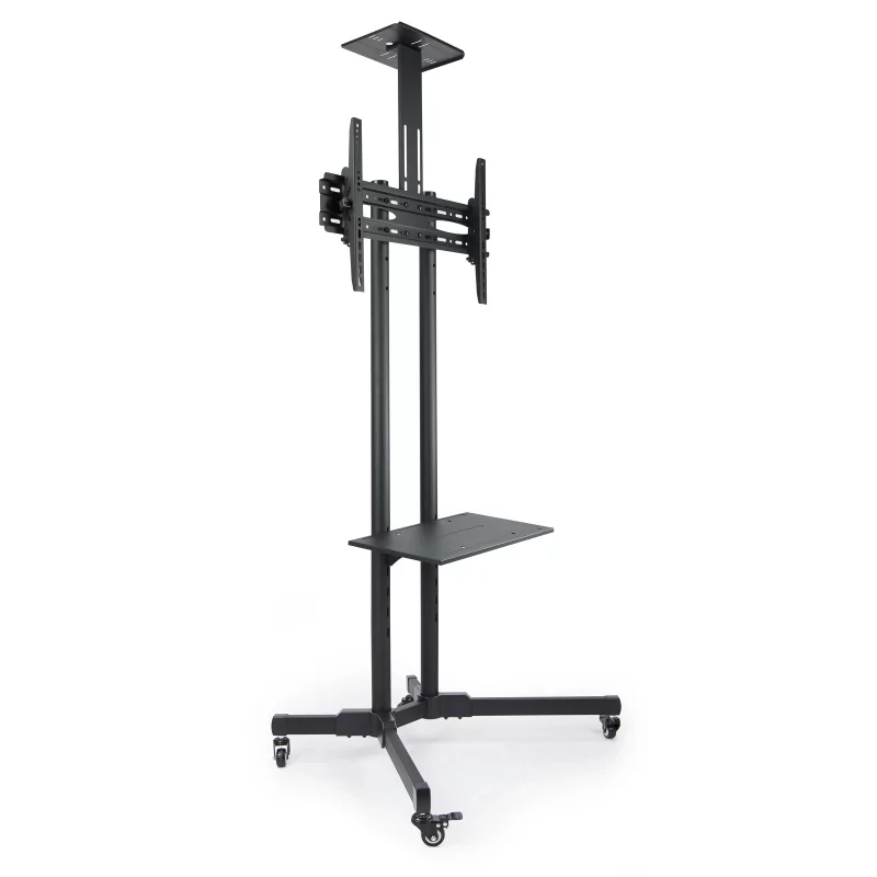 Kontrolsat - TooQ Floor Stand - W/ Wheels - For Screens - 37" / 70" - Black - FS1470M-B