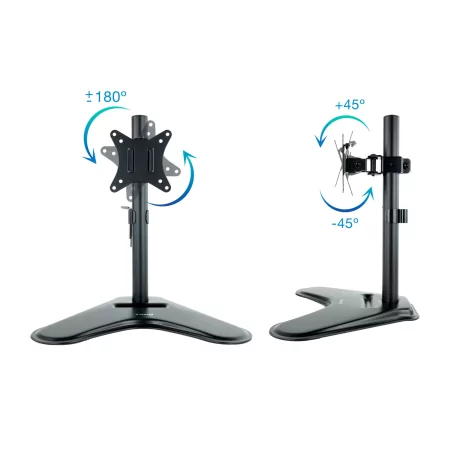 Kontrolsat - TooQ Table Stand - For Screen - 17" / 32" - Black - DB1701TN-B