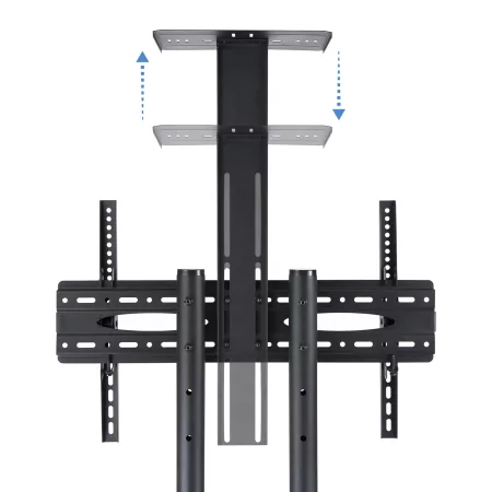 Kontrolsat - TooQ Floor Stand - W/ Wheels - For Screens - 37" / 70" - Black - FS1470M-B