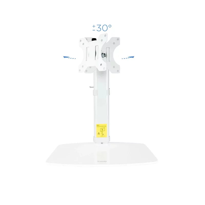 Kontrolsat - Suporte de Mesa TooQ - P/ Ecrãs - 17" - 27" - Branco - DB1127TN-W