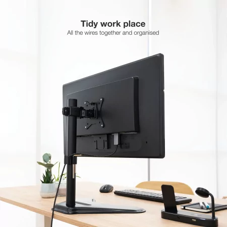 Kontrolsat - TooQ Table Stand - For Screen - 17" / 32" - Black - DB1701TN-B