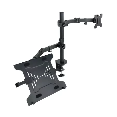Kontrolsat - TooQ Desktop Stand - For Screen + Laptop - 13" / 32" - Black - DB1200TN-B
