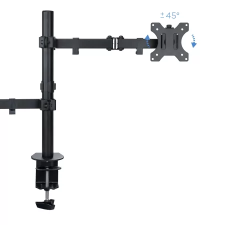 Kontrolsat - Suporte de Mesa TooQ - P/ Ecrã + Portátil - 13" / 32" - Preto - DB1200TN-B Kontrolsat - Suporte de Mesa TooQ - P/ Ecrã + Portátil - 13" / 32" - Preto - DB1200TN-B