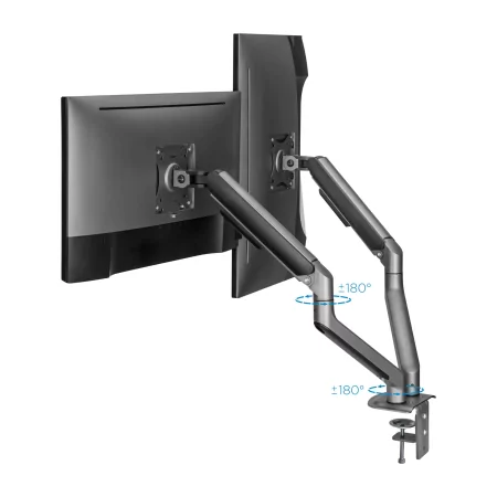 Kontrolsat - Suporte de Mesa TooQ - P/ 2 Ecrãs - 17" / 32" - DB4132TNR-G