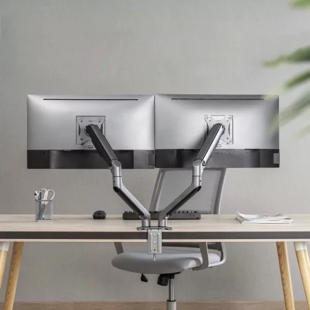 Kontrolsat - TooQ Table Stand - For 2 Screens - 17" / 32" - DB4132TNR-G