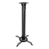 Kontrolsat - TooQ Ceiling Bracket - For Projectors - Black - PJ3030TN-B