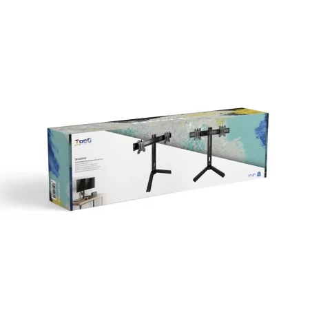 Kontrolsat - Suporte de Mesa TooQ - P/ 2 Ecrãs - 17" / 27" - DB1402TN-B