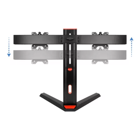 Kontrolsat - Suporte de Mesa TooQ - P/ 2 Ecrãs - 17" / 27" - DB1402TN-B