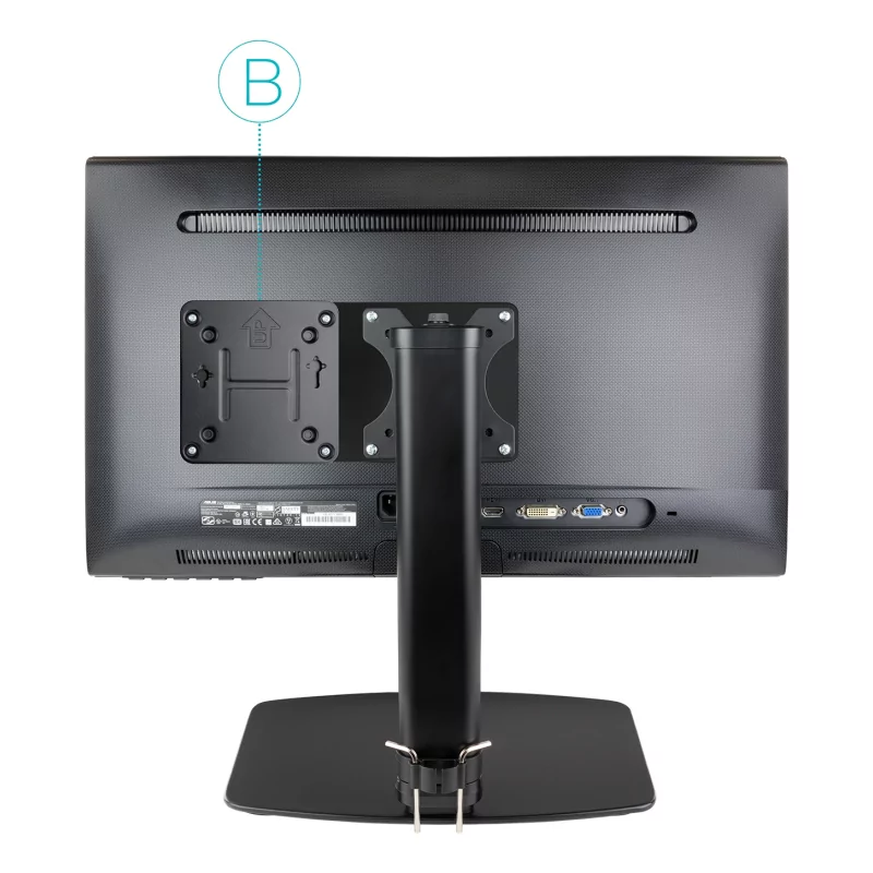 Kontrolsat - TooQ VESA Support - For Mini PC - Black - TCCH0007-B