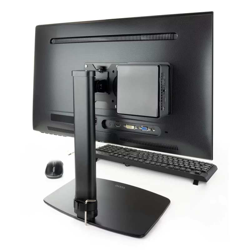 Kontrolsat - TooQ VESA Support - For Mini PC - Black - TCCH0007-B