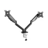 Suporte de Mesa TooQ - 2 Ecrãs - 17" / 32" - Preto - DB5132TNR-B