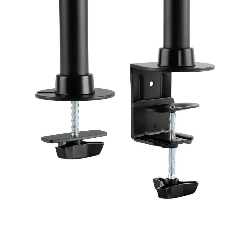Kontrolsat - TooQ Hinged Table Stand - 3 Screens - Black - DB1327TN-B