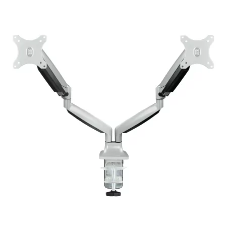 Kontrolsat - TooQ Hinged Table Stand - 2 Screens - 13" / 32" - Silver - DB3132TNR-S Kontrolsat - TooQ Hinged Table Stand - 2 Screens - 13" / 32" - Silver - DB3132TNR-S