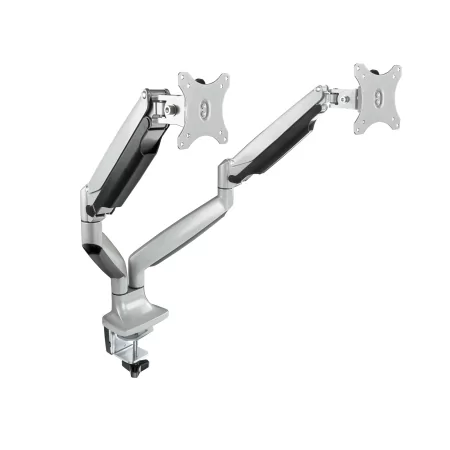 Kontrolsat - TooQ Hinged Table Stand - 2 Screens - 13" / 32" - Silver - DB3132TNR-S Kontrolsat - TooQ Hinged Table Stand - 2 Screens - 13" / 32" - Silver - DB3132TNR-S