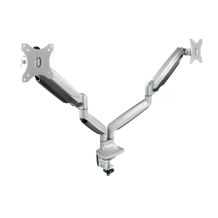 Kontrolsat - TooQ Hinged Table Stand - 2 Screens - 13" / 32" - Silver - DB3132TNR-S Kontrolsat - TooQ Hinged Table Stand - 2 Screens - 13" / 32" - Silver - DB3132TNR-S