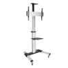 Kontrolsat - TooQ Floor Stand - 1 Screen - 37" / 70" - Tiltable / Swivel - FS1870M-B