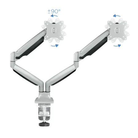 Kontrolsat - TooQ Hinged Table Stand - 2 Screens - 13" / 32" - Silver - DB3132TNR-S Kontrolsat - TooQ Hinged Table Stand - 2 Screens - 13" / 32" - Silver - DB3132TNR-S