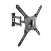 Soporte de Parede Articulado TooQ - 1 Pantalla - 23" / 55" - Negro - LP6055TN-B