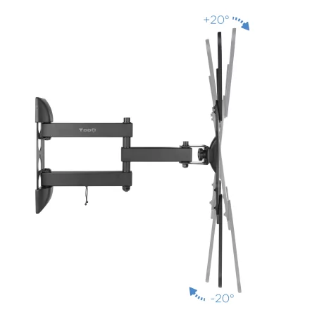 Kontrolsat - Suporte de Parede Articulado TooQ - 1 Ecrã - 23" / 55" - Preto - LP6055TN-B