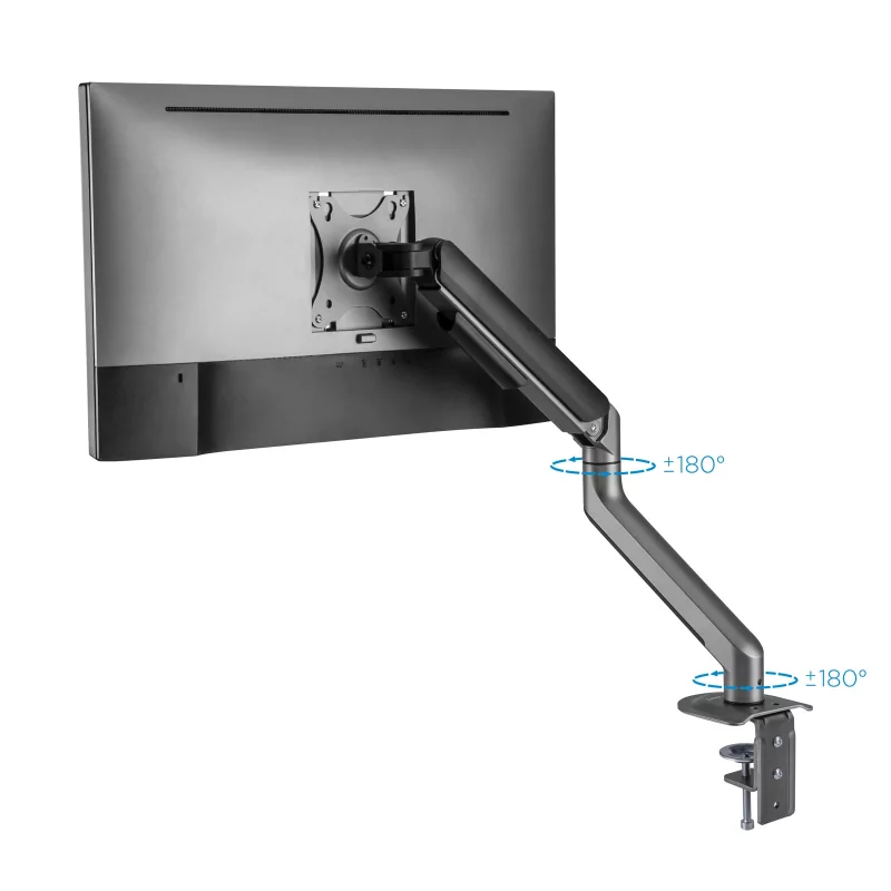 Kontrolsat - TooQ Desk Stand - 1 Screen - 17" / 32" - Gray - DB4032TNR-G