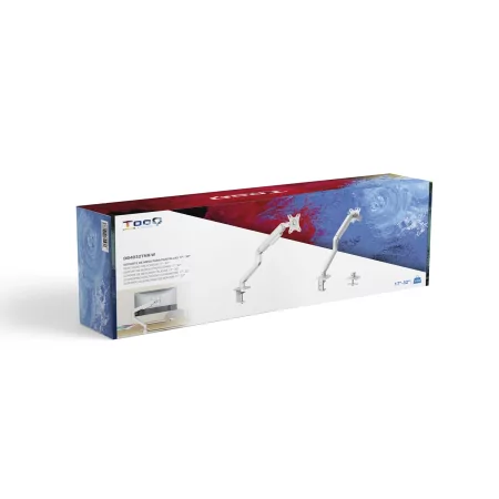 Kontrolsat - TooQ Table Stand - 1 Screen - 17" / 32" - White - DB4032TNR-W