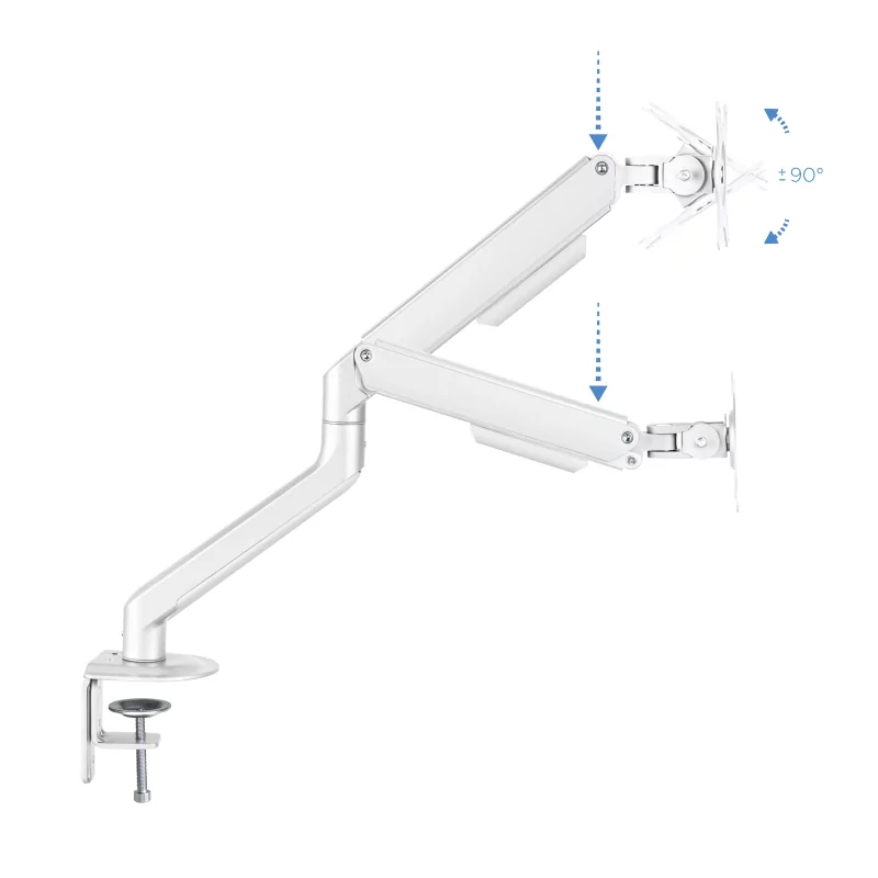 Kontrolsat - Suporte de Mesa TooQ - 1 Ecrã - 17" / 32" - Branco - DB4032TNR-W