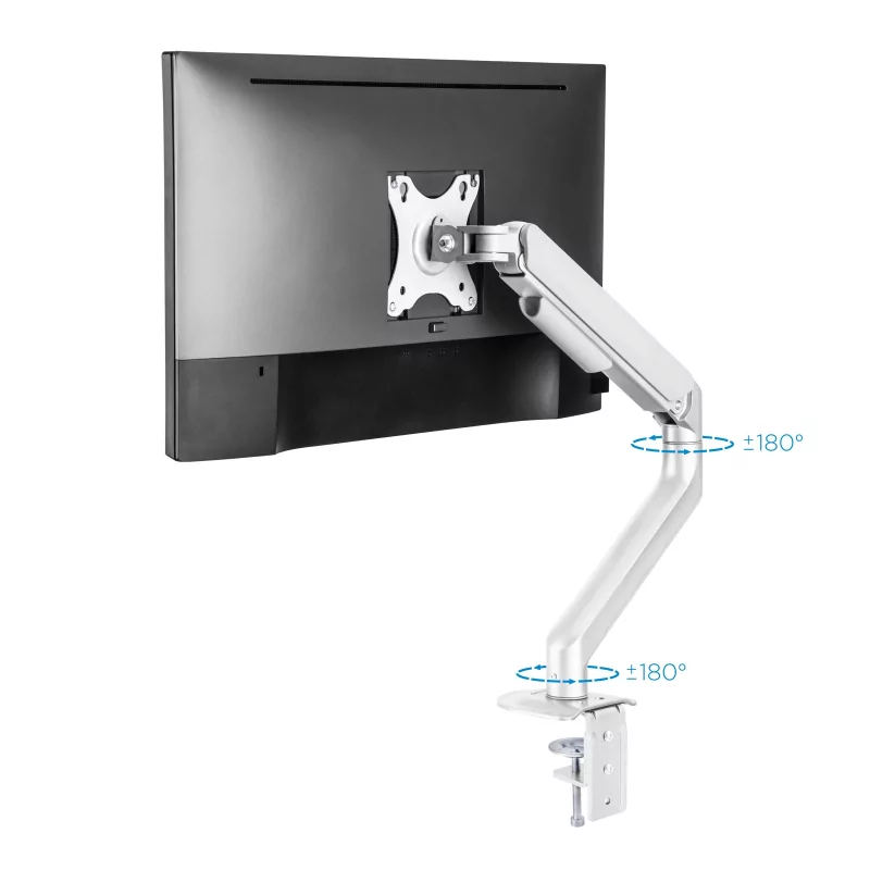 Kontrolsat - TooQ Table Stand - 1 Screen - 17" / 32" - White - DB4032TNR-W