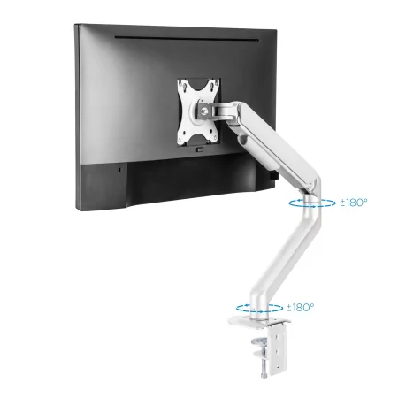 Kontrolsat - TooQ Table Stand - 1 Screen - 17" / 32" - White - DB4032TNR-W