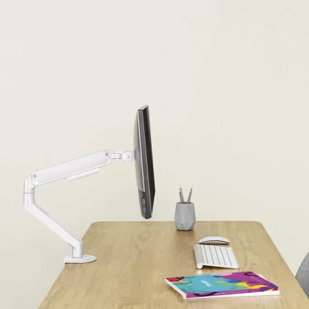 Kontrolsat - TooQ Table Stand - 1 Screen - 17" / 32" - White - DB4032TNR-W