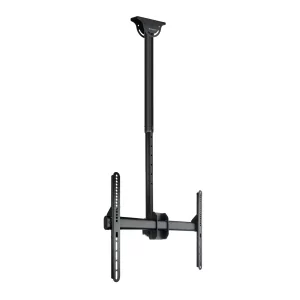 Kontrolsat - TooQ Extendable Ceiling Mount - 1 Screen - 37" / 70" - Black - LPCE1170TSLI-B