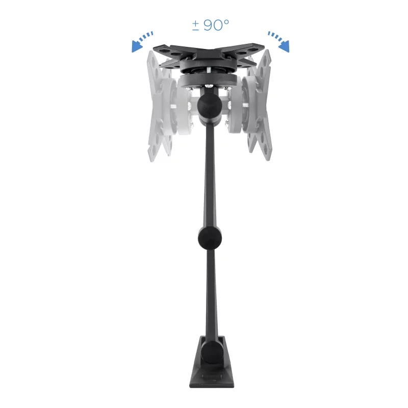 Kontrolsat - TooQ Hinged Wall Mount - 1 Screen - 13" / 27" - Black - LP2323TN-B