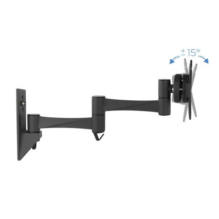 Kontrolsat - TooQ Hinged Wall Mount - 1 Screen - 13" / 27" - Black - LP2323TN-B