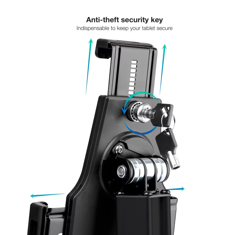 Kontrolsat - TooQ Anti-Theft Desktop Stand - For Tablet - Black - TQTDS0811