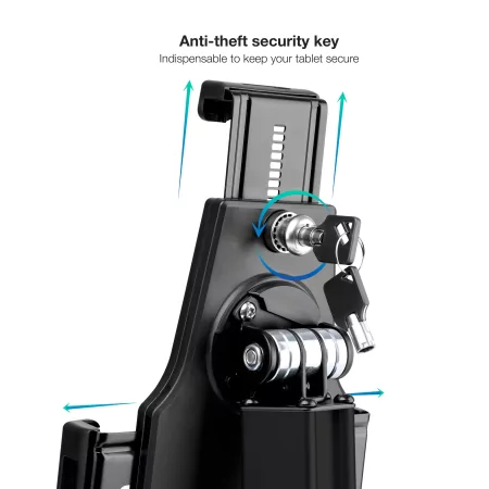 Kontrolsat - TooQ Anti-Theft Desktop Stand - For Tablet - Black - TQTDS0811