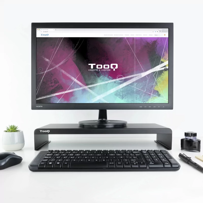 Kontrolsat - Lifting Stand - For Monitor / Laptop - Black - TQMR0121