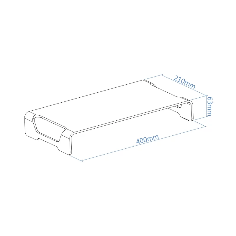 Kontrolsat - Lifting Stand - For Monitor / Laptop - White - TQMR0004