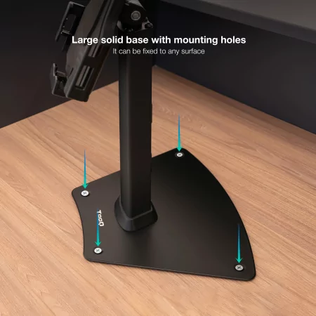 Kontrolsat - TooQ Anti-Theft Desktop Stand - For Tablet - Black - TQTDS0811