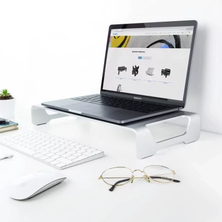 Kontrolsat - Lifting Stand - For Monitor / Laptop - White - TQMR0004