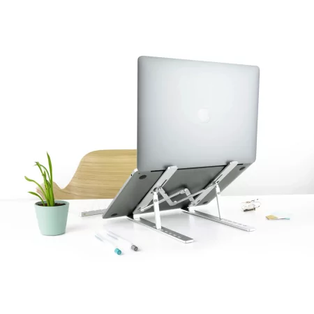 Kontrolsat - TooQ Elevating Stand - For (Laptops / Tablets / Books...) - 11" / 15" - Gray - TQLRS0033-AL Kontrolsat - TooQ Elevating Stand - For (Laptops / Tablets / Books...) - 11" / 15" - Gray - TQLRS0033-AL
