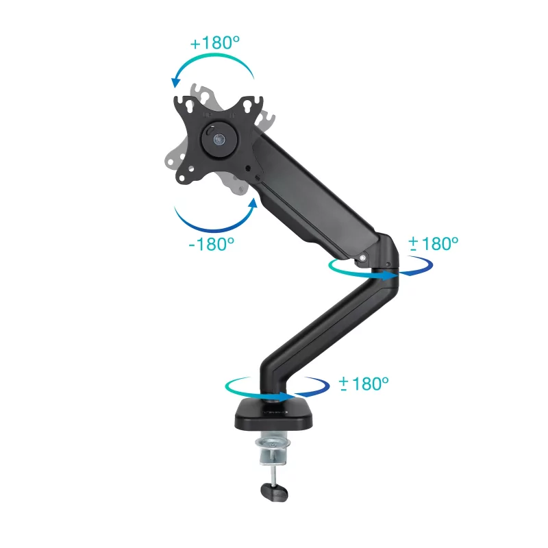 Kontrolsat - TooQ Table Stand - 17" / 32" - Black - DB5032TNR-B
