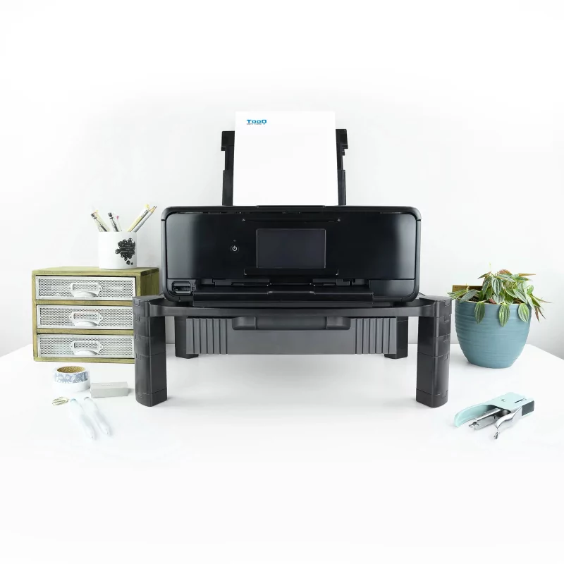 Kontrolsat - Suporte Elevador Ajustável TooQ - C/ Gaveta - MMPSSD01