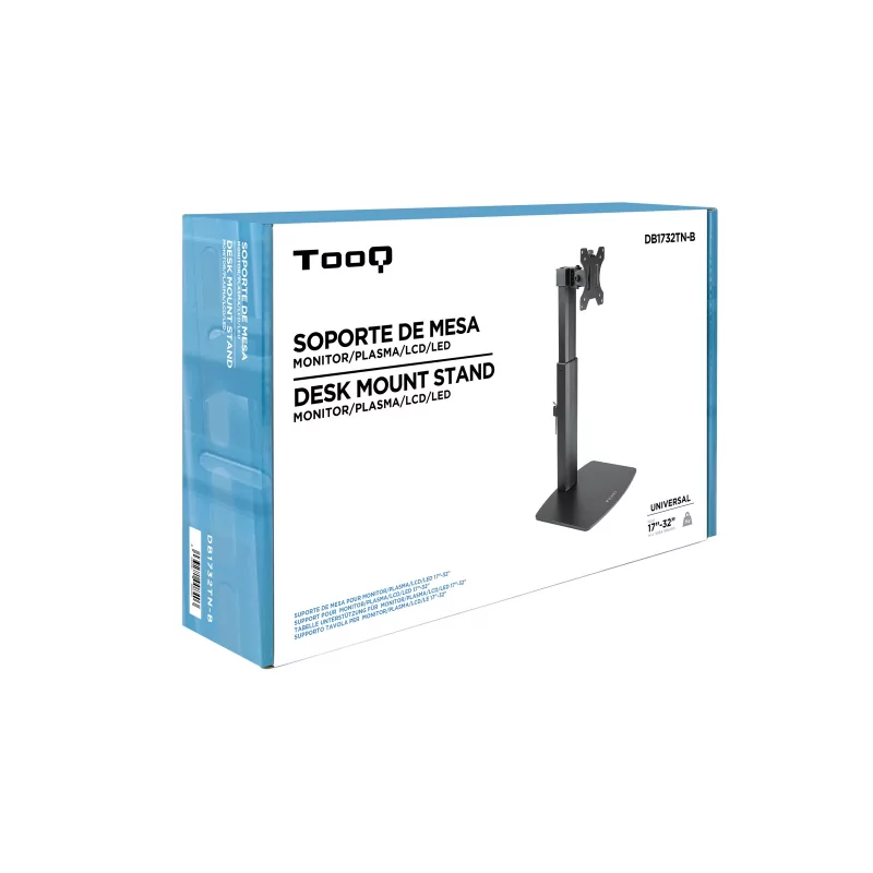 Kontrolsat - TooQ Desk Stand - 17" / 32" - Black - DB1732TN-B