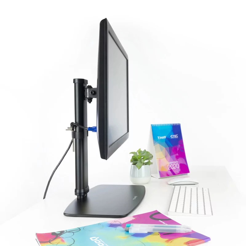 Kontrolsat - TooQ Table Stand - 17" / 27" - Black - DB1127TN-B