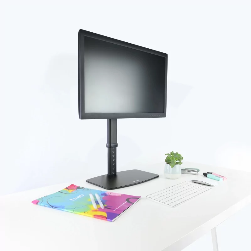 Kontrolsat - TooQ Table Stand - 17" / 27" - Black - DB1127TN-B