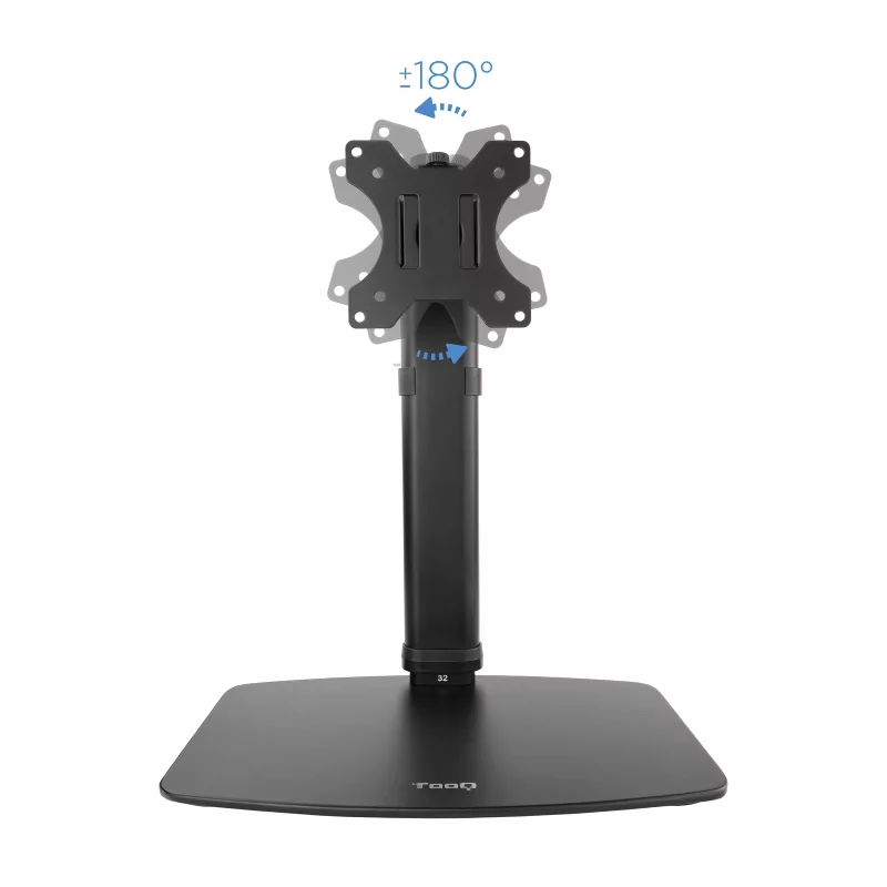 Kontrolsat - TooQ Table Stand - 17" / 27" - Black - DB1127TN-B