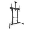 TooQ Adjustable Floor Stand - Zeus - W/ Wheels - 60" / 100" - Black - FS20400HM-B