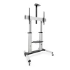Soporte de Chão TooQ - C/ Rodas - 60" / 100" - Alumínio - FS20300M-B