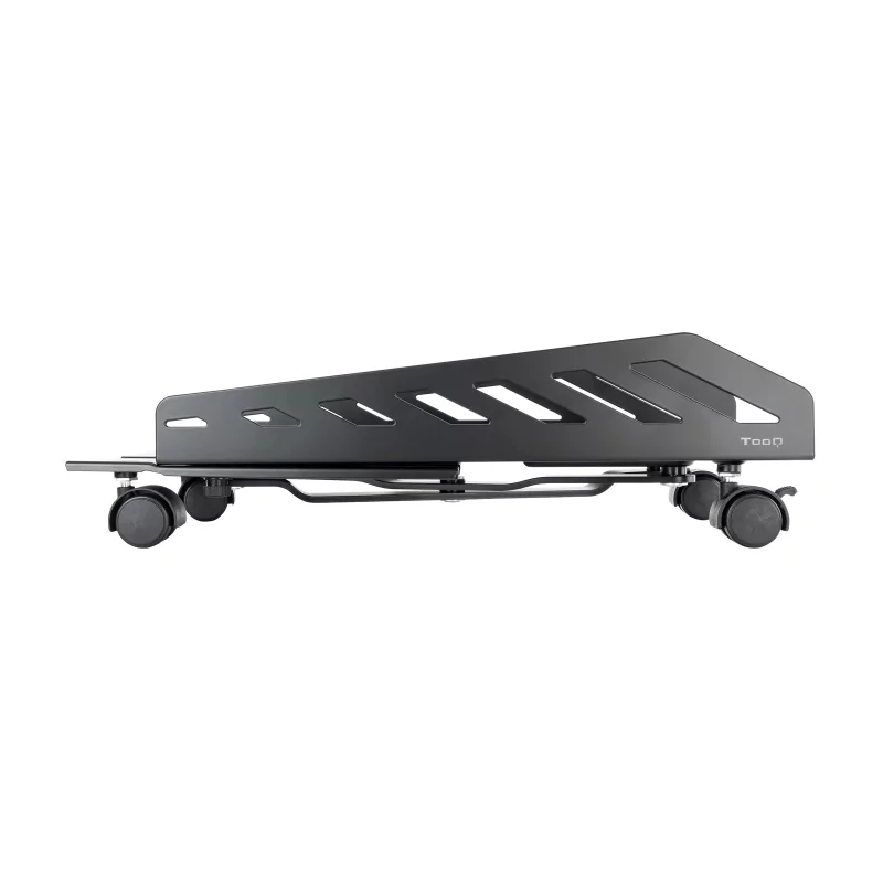 Kontrolsat - TooQ Floor Stand - For PC - W/ Wheels - Black - UMCS0024-B