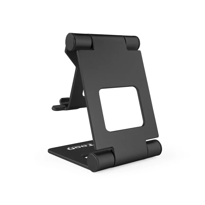 Kontrolsat - TooQ Adjustable Desk Stand - For Cell Phone / Tablet - 10" - Black - PH-KEOPS-NOCHE