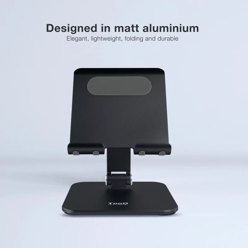 Kontrolsat - TooQ Adjustable Desk Stand - 13" - Black - PH-HERMES-NOCHE